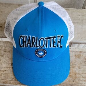 Charlotte Football Club Blue and White Mesh Cap